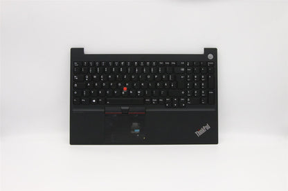 Lenovo ThinkPad E15 Keyboard Palmrest Top Cover German Black Backlit 5M10V16903