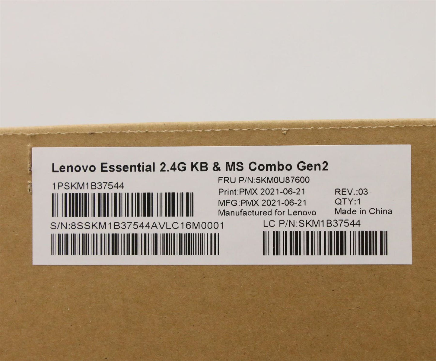 Lenovo Primax R71_G2 2.4G BKG HU 5KM0U87600