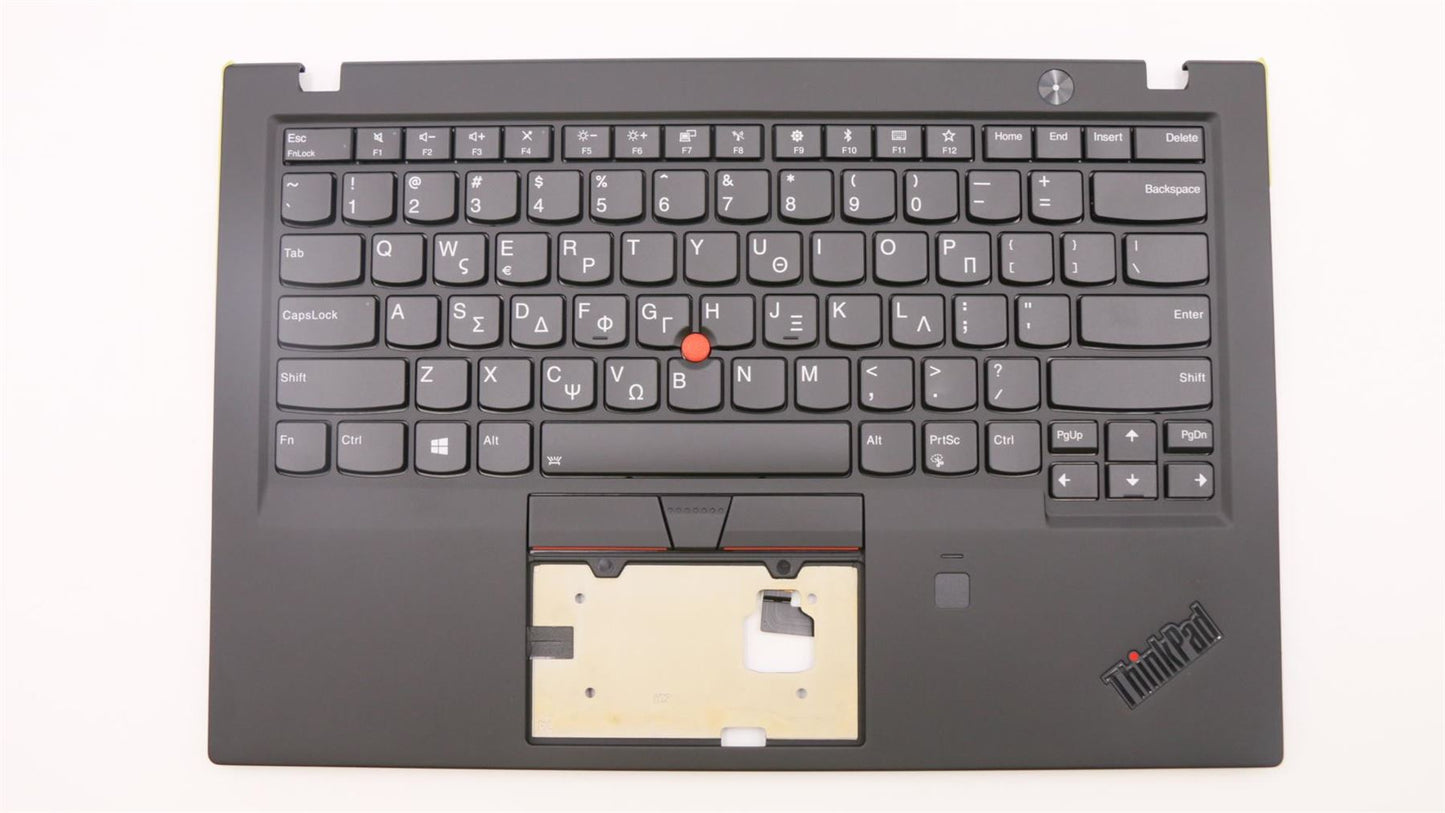 Lenovo ThinkPad X1 6th Gen Keyboard Palmrest Top Cover Greek Black 01YR543