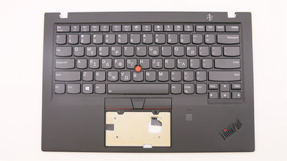 Lenovo ThinkPad X1 6th Gen Keyboard Palmrest Top Cover Greek Black 01YR543