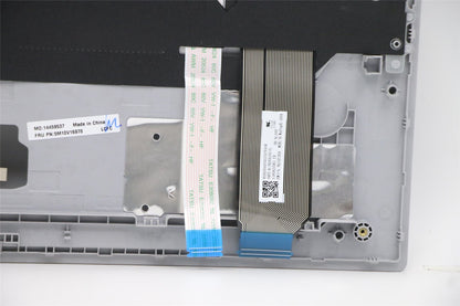 Lenovo ThinkPad E15 Keyboard Palmrest Top Cover French Silver Backlit 5M10V16970