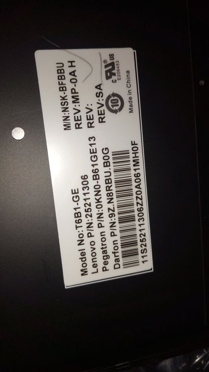 Lenovo DFT6B1GE103KeyBlkKeySlvFrameBL KBD Keyboard 25211306