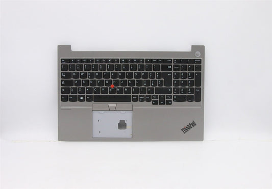Lenovo ThinkPad E15 Keyboard Palmrest Top Cover Italian Silver 5M10V16941