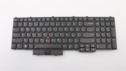 Lenovo ThinkPad P51 P71 Keyboard Indian Black Backlit 01HW318