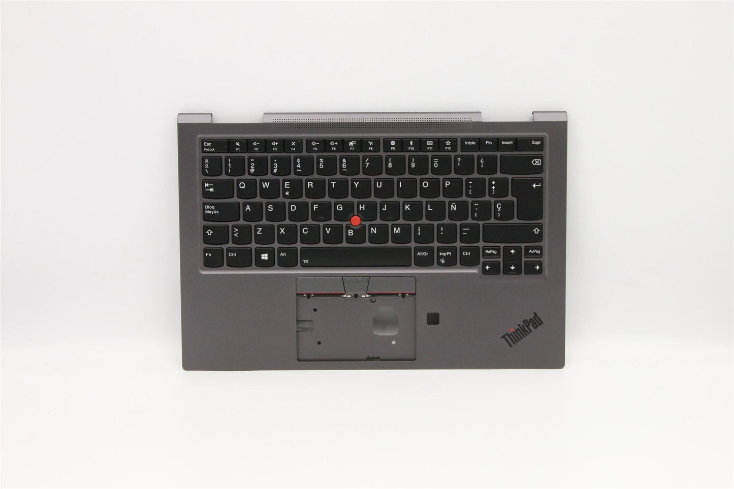 Lenovo Yoga X1 4th Gen Keyboard Palmrest Top Cover Spanish Grey 5M10V24865