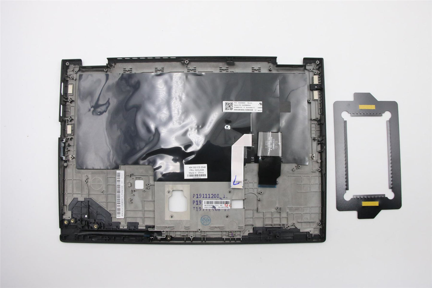 Lenovo Yoga X390 Clavier Palmrest Top Cover Belge Noir Rétroéclairé 02HL534