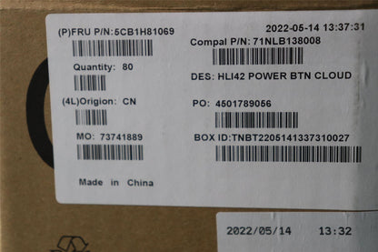 Lenovo Switch Cover C 82SH Cloud 5CB1H81069