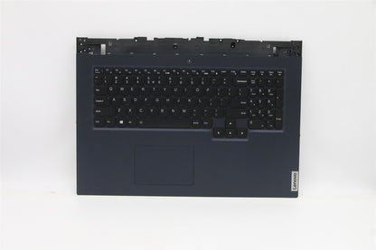 Lenovo 5 17ACH6H Palmrest Cover Touchpad Keyboard US Euro Blue 5CB1C19226