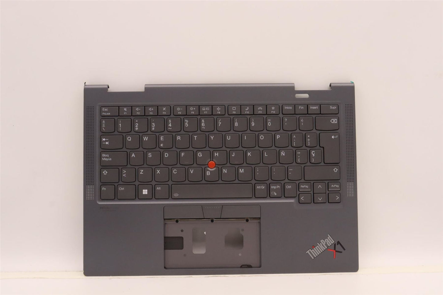 Lenovo ThinkPad X1 7th Gen Keyboard Palmrest Top Cover Spanish 5M11H45770