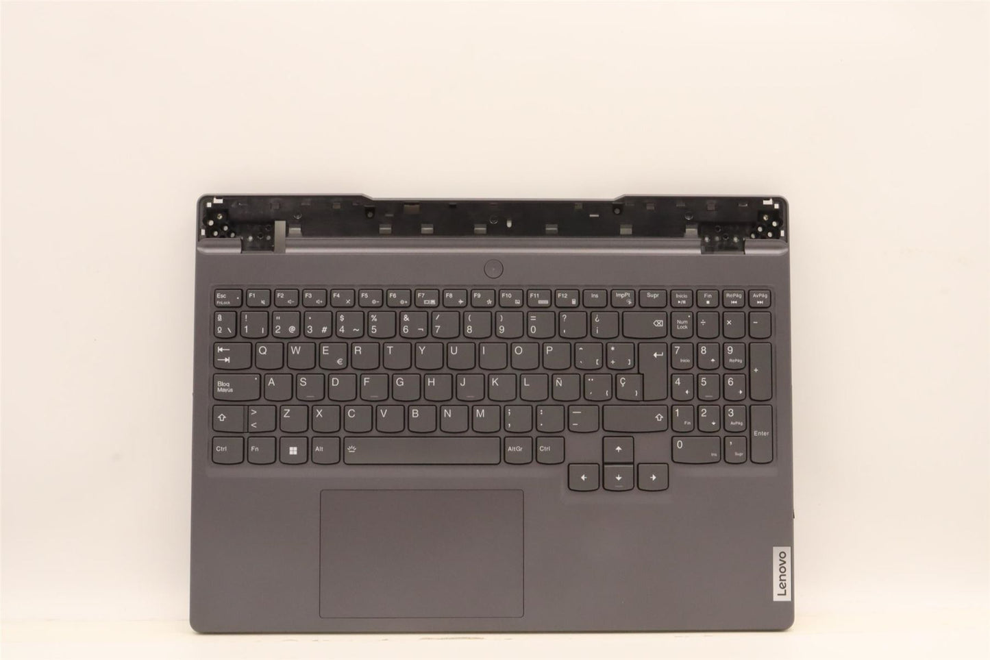 Lenovo 5 15ARH7H Palmrest Cover Touchpad Keyboard Spanish Slate Grey 5CB1H68511