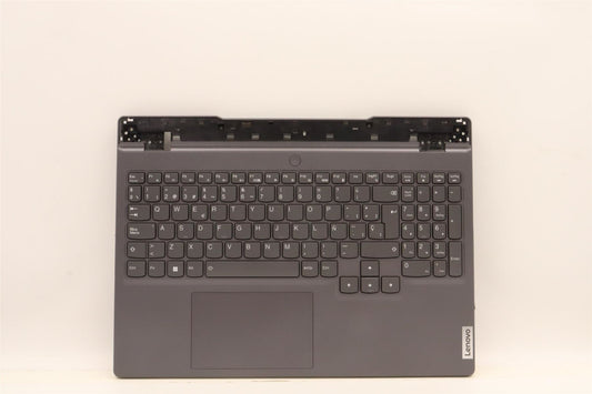 Lenovo 5 15ARH7H Palmrest Cover Touchpad Keyboard Spanish Slate Grey 5CB1H68511