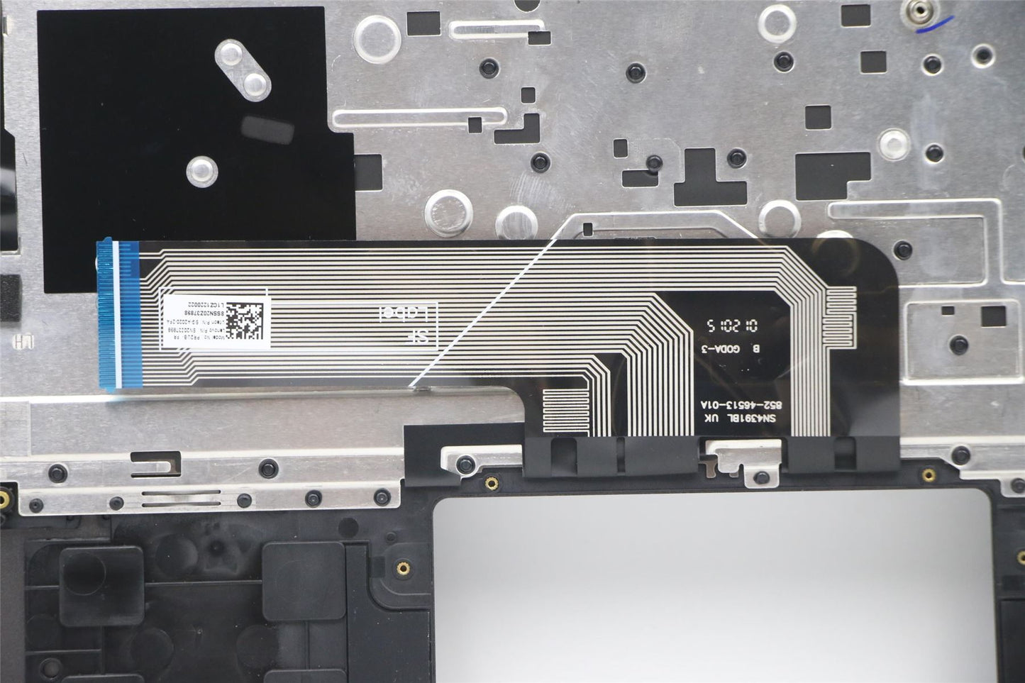 Lenovo IdeaPad 7 13ACN05 Keyboard Palmrest Top Cover French Iron Grey 5CB1C15018