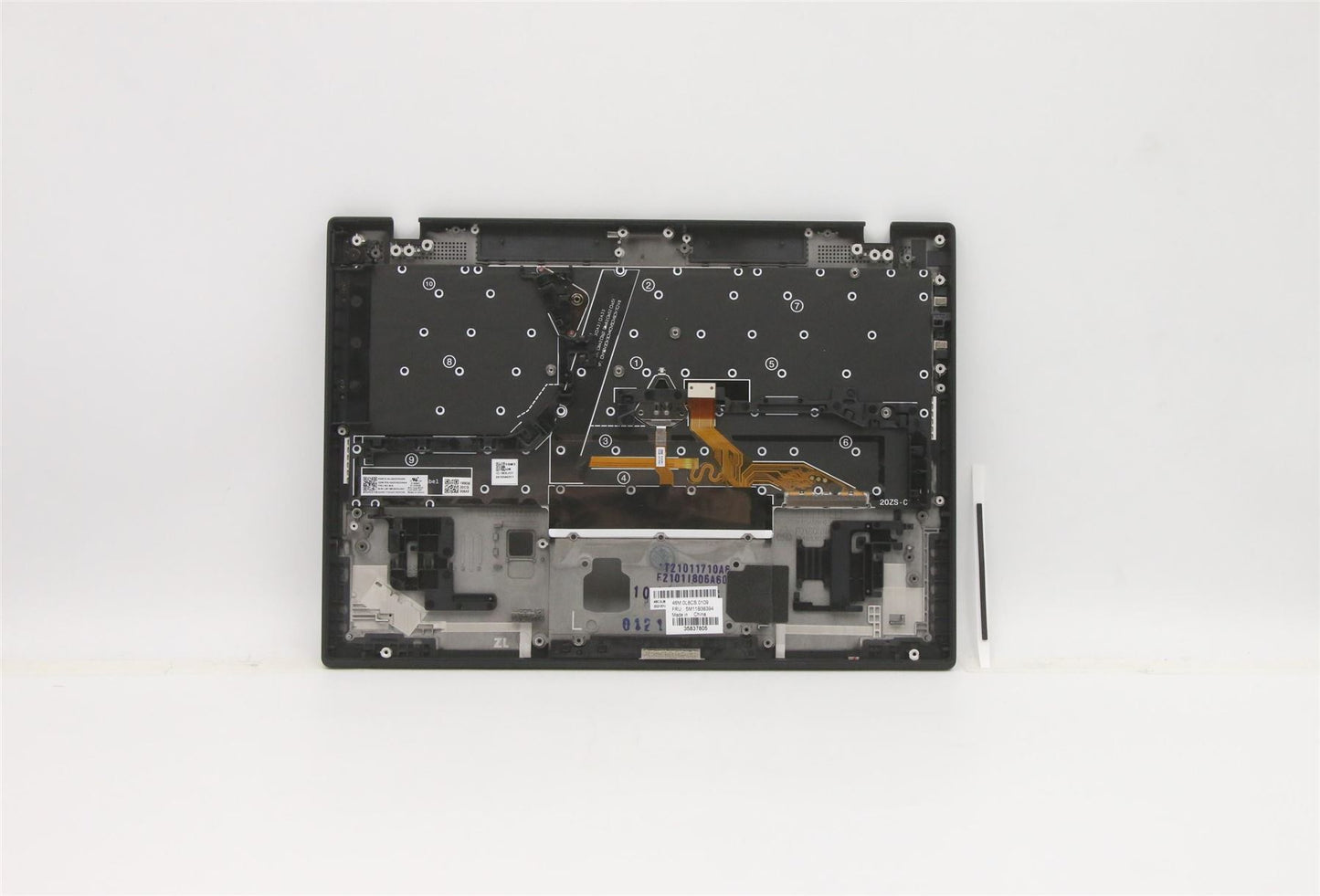 Lenovo Nano X1 1 Keyboard Palmrest Top Cover German Black Backlit 5M11B38394