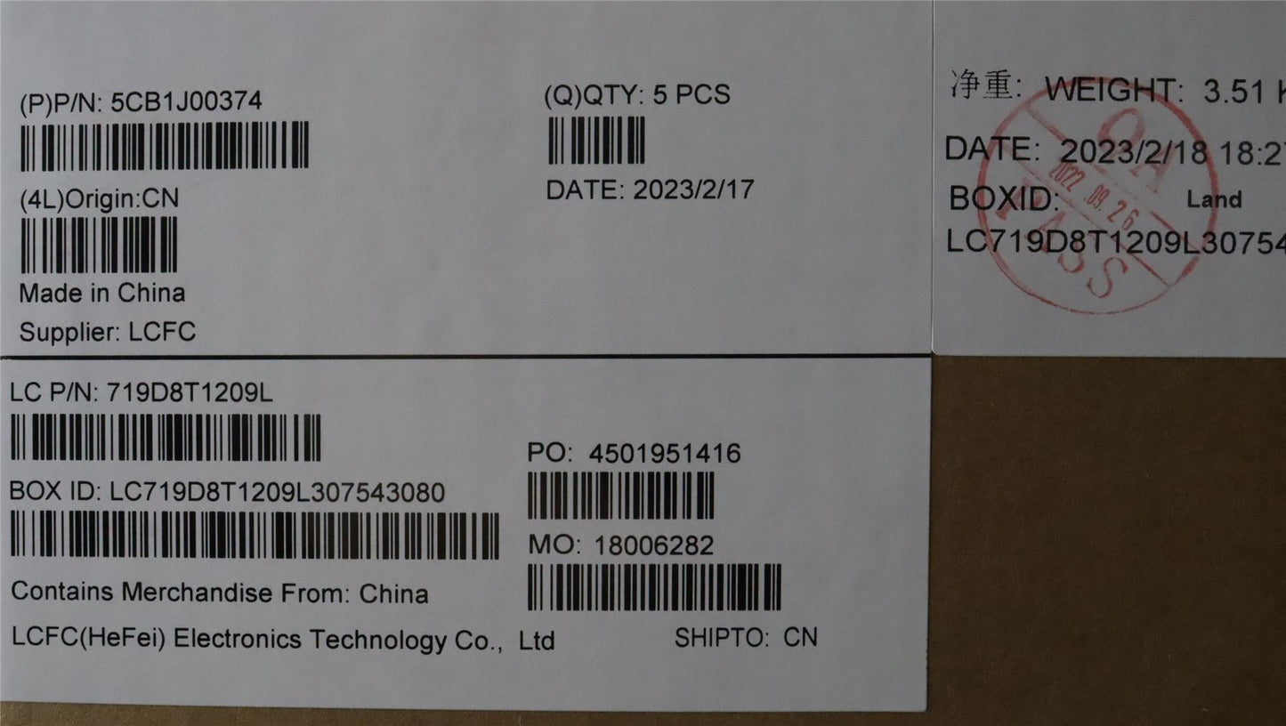 Lenovo Upper Case ASM_BELL82SFFP_CG_BL_PC 5CB1J00374