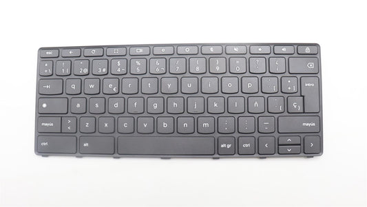 Lenovo 500e Gen 4 300e Gen4 Keyboard Spanish Black 5N21L44036