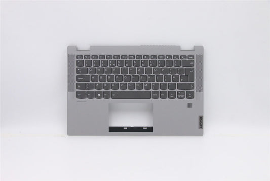 Lenovo Flex 5-14IIL05 5-14ARE05 Keyboard Palmrest Top Cover UK Grey 5CB0Y85365
