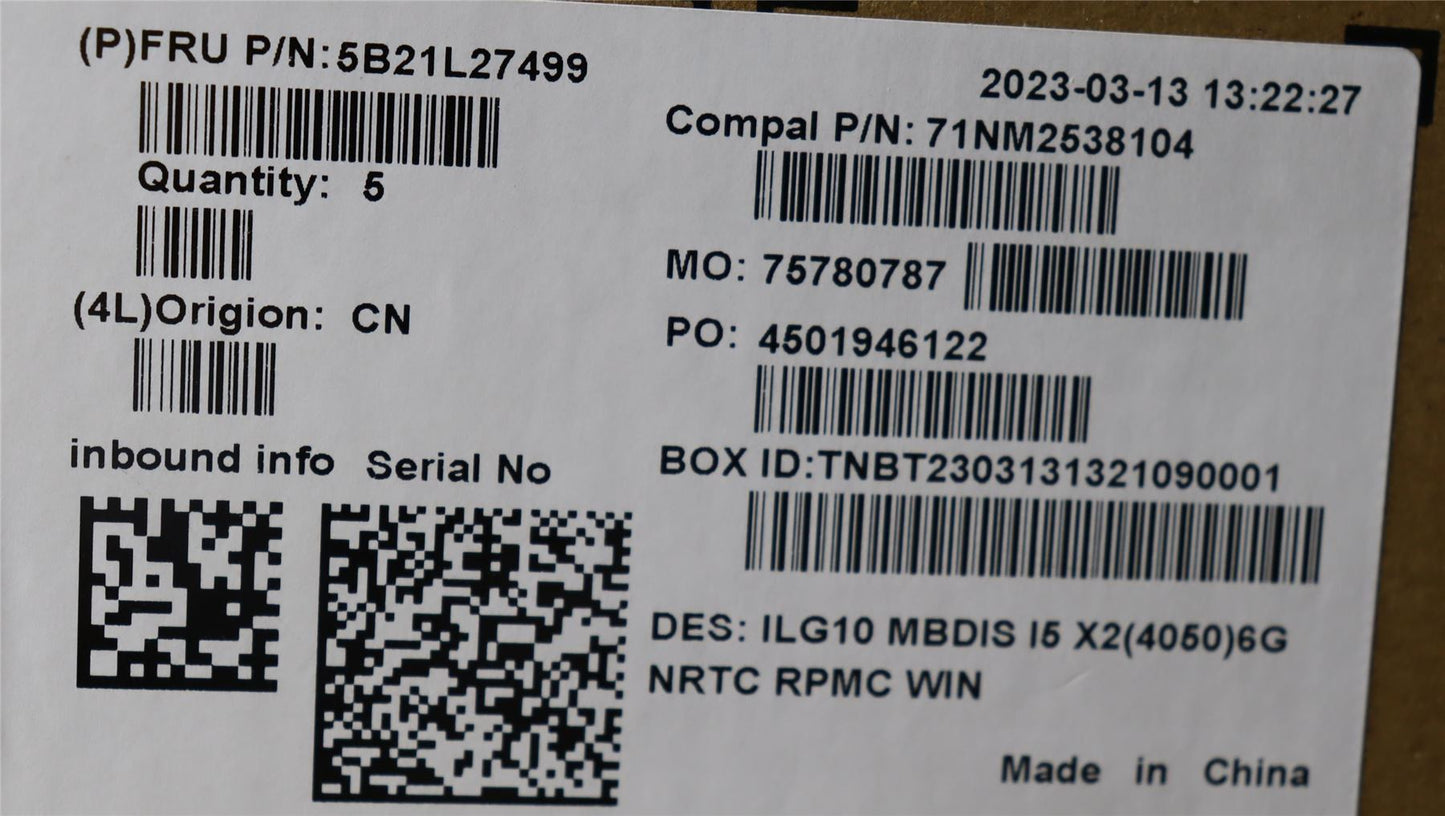 Lenovo LOQ 16IRH8 LOQ 15IRH8 Motherboard Mainboard DIS INTELI513500H 5B21L27499