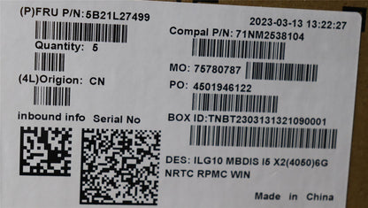 Lenovo LOQ 16IRH8 LOQ 15IRH8 Motherboard Mainboard DIS INTELI513500H 5B21L27499
