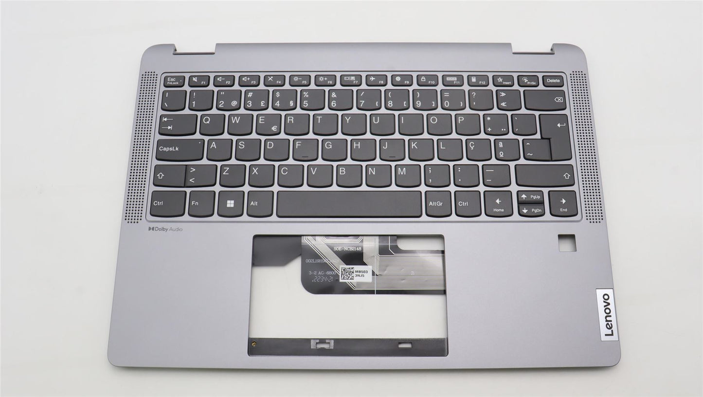 Lenovo IdeaPad 5 14ABR8 Keyboard Palmrest Top Cover Portuguese 5CB1K20822