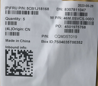 Lenovo COVER C COVER ASM WFC BLACK 300W Gen4 5CB1J18168