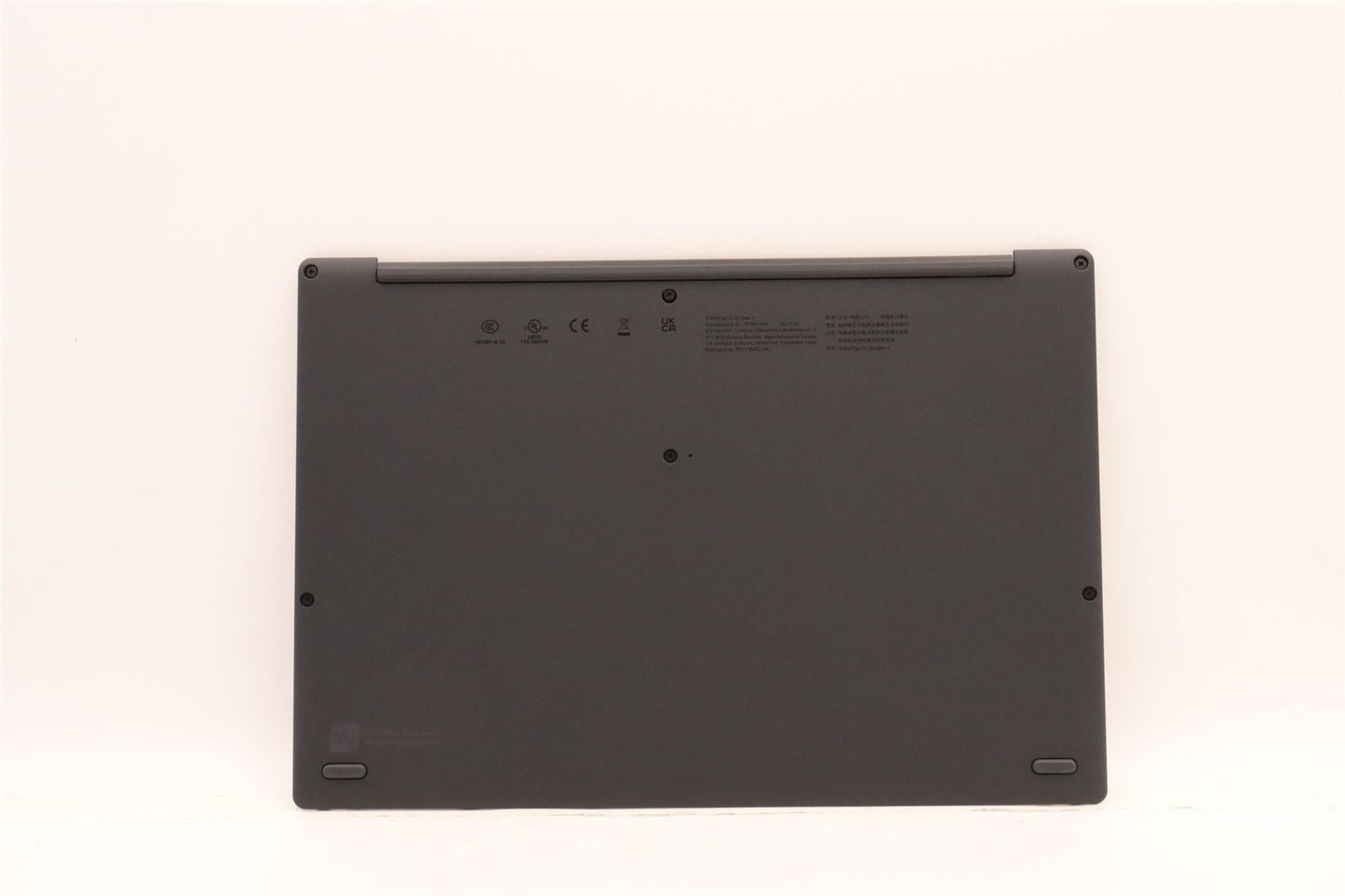 Lenovo ThinkPad X13s Untere Basis Untere Gehäuseabdeckung Schwarz 5M10X63662