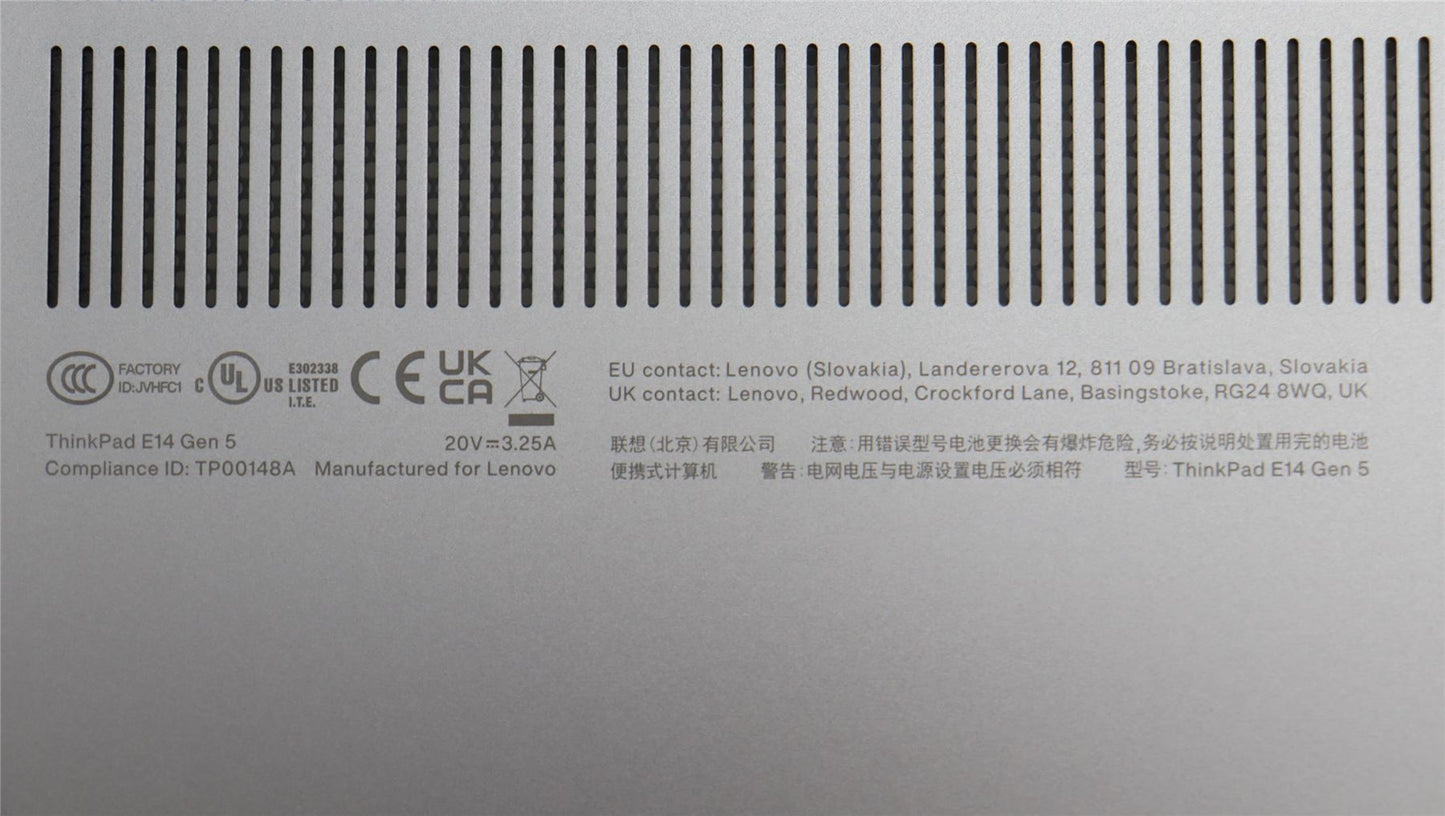 Lenovo FRU COVER KE452_D_COVER_AL_ASSY_GY 5CB1M21469