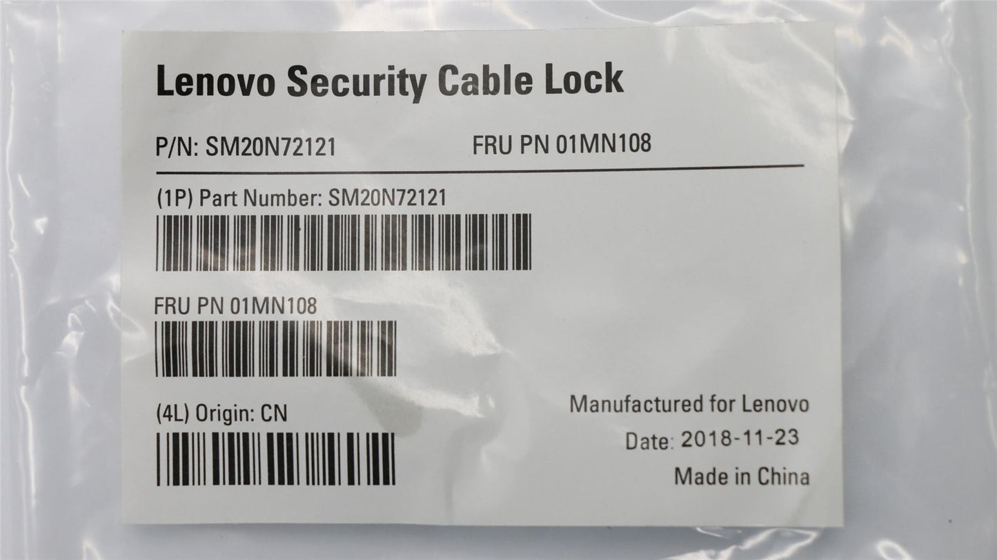 Lenovo 01MN108 FRU-Lock FRU,Cable Lock