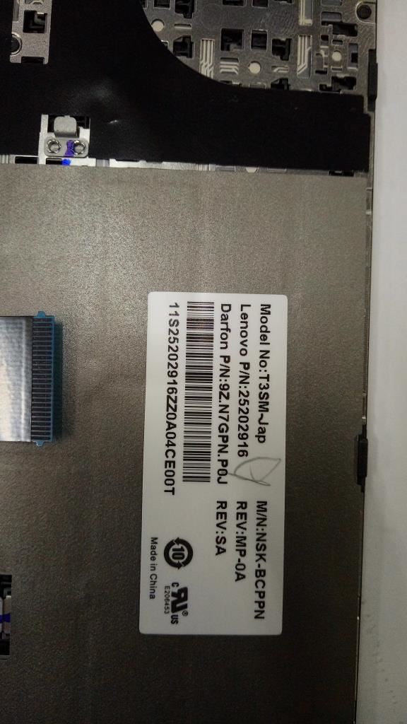 Lenovo DFT3SM Jap88keyBLKKeyKBD Keyboard 25202916