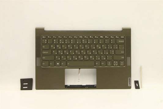 Lenovo Yoga 7-14ITL05 Keyboard Palmrest Top Cover Ukrainian Green 5CB1B06133