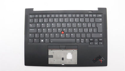 Lenovo Carbon X1 9th Keyboard Palmrest Top Cover German Black 5M11C53257