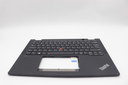 Lenovo ThinkPad X13 Gen 4 Keyboard Palmrest Top Cover Danish Black 5M11L64210