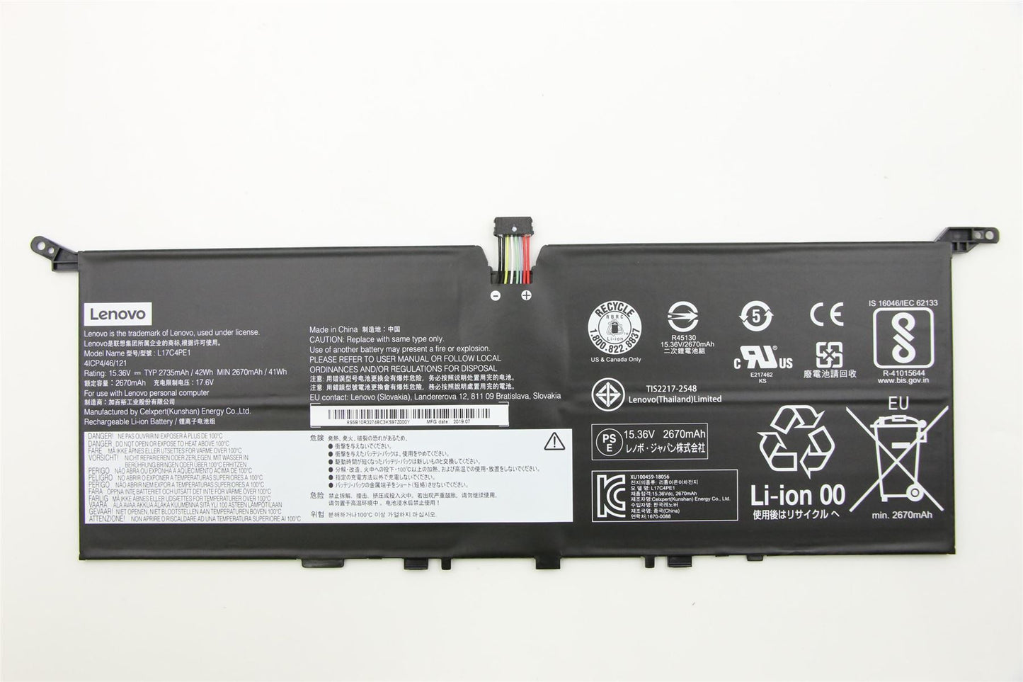 Lenovo IdeaPad S730-13IWL S730-13IML 730S-13IWL Battery 5B10R32749