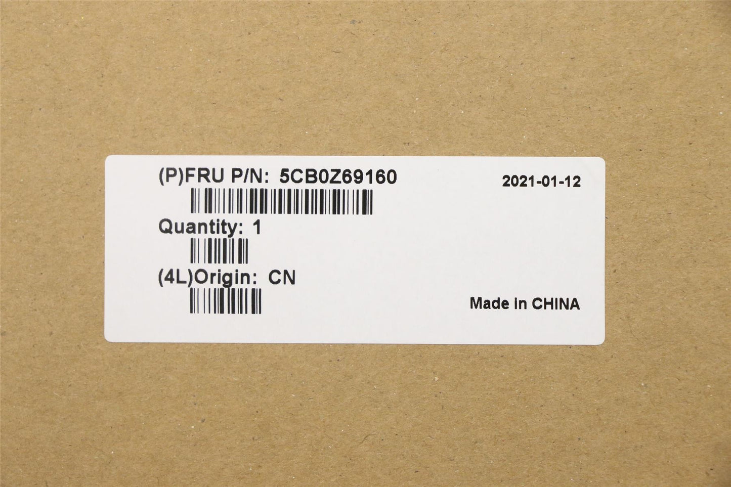Lenovo FRU GT5A1_ACOV_SUB_ASSY_TCH_WW_AM 5CB0Z69160