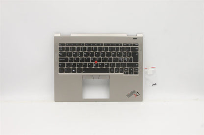 Lenovo ThinkPad X1 Keyboard Palmrest Top Cover Nordic Mineral Grey 5M11B59877