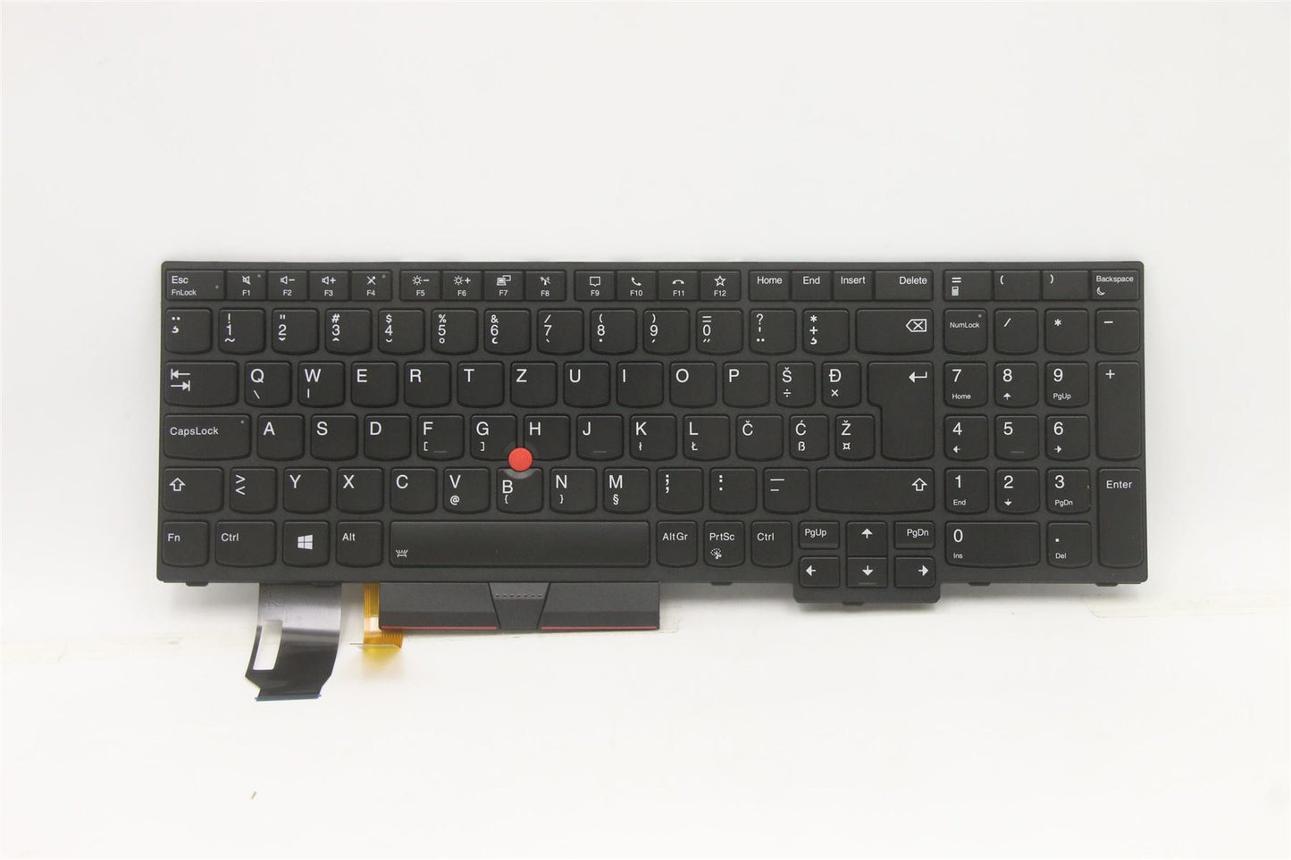 Lenovo ThinkPad P15s 1 P15s 2 T15 2 T15 Keyboard Serbian Black 5N20V78128