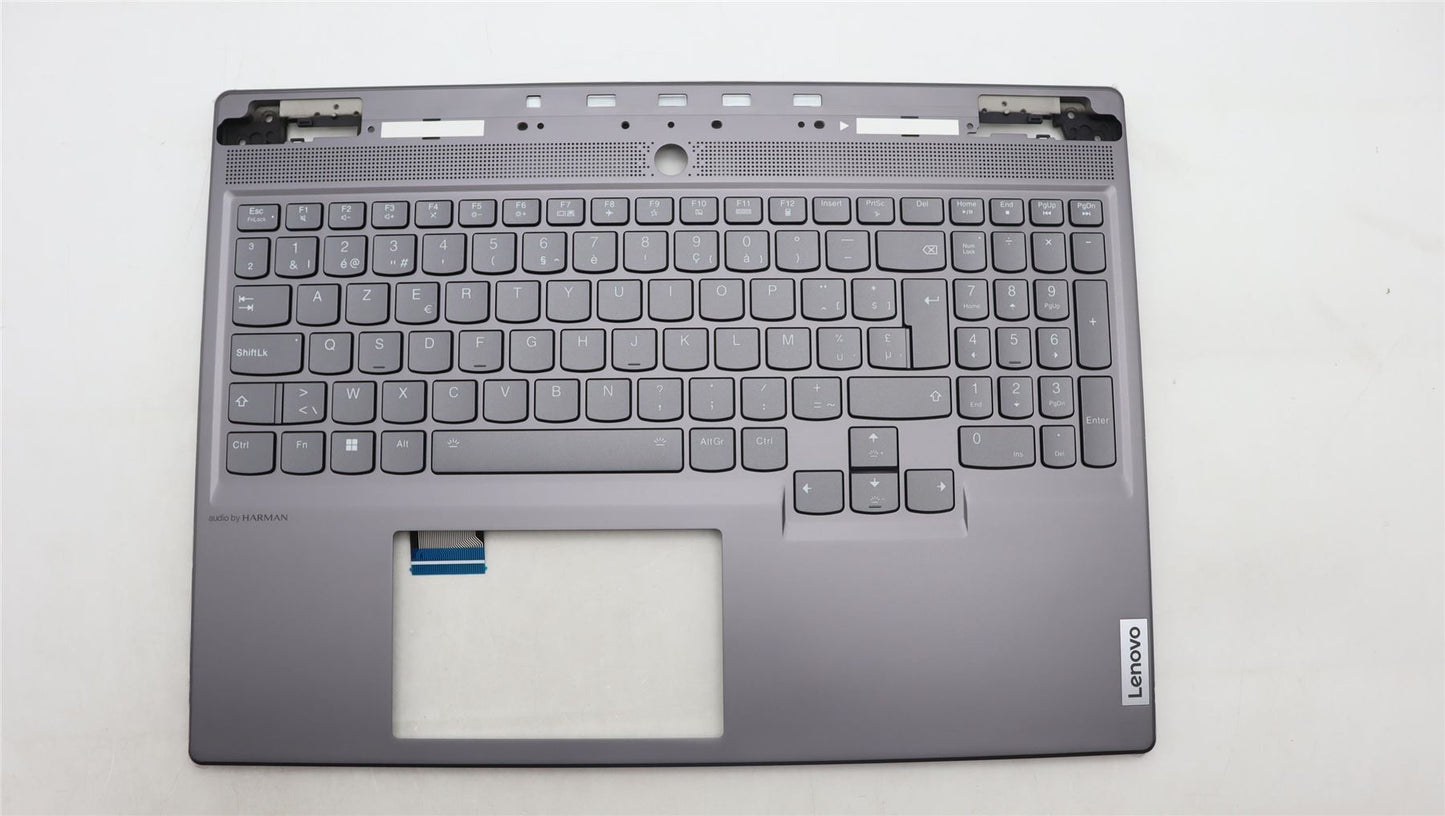 Lenovo Legion S7 16APH8 Keyboard Palmrest Top Cover Belgian Silver 5CB1L68917