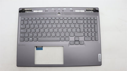 Lenovo Legion S7 16APH8 Keyboard Palmrest Top Cover Belgian Silver 5CB1L68917