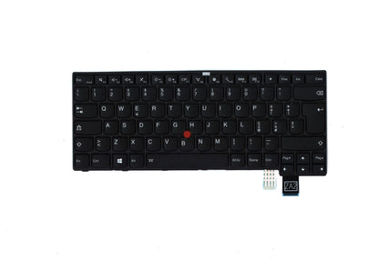 Lenovo ThinkPad T460p Keyboard Italian Black Backlit 00UR412