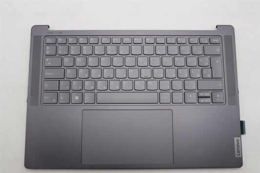 Lenovo Yoga 9 14IRP8 Palmrest Cover Touchpad Keyboard Hungarian 5CB1L49539