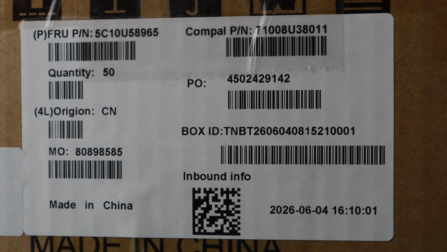 Lenovo CV/B-BL_LG Cable 5C10U58965