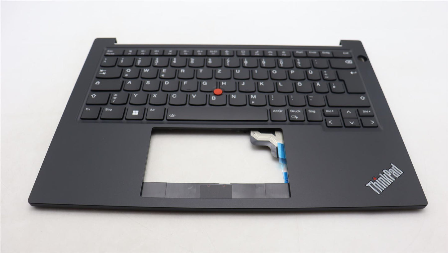 Lenovo ThinkPad E14 Gen 5 Palmrest Cover Keyboard German Black 5M11L92537