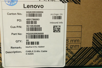 Lenovo D-Mic Cable H 82SK 5C10S30486
