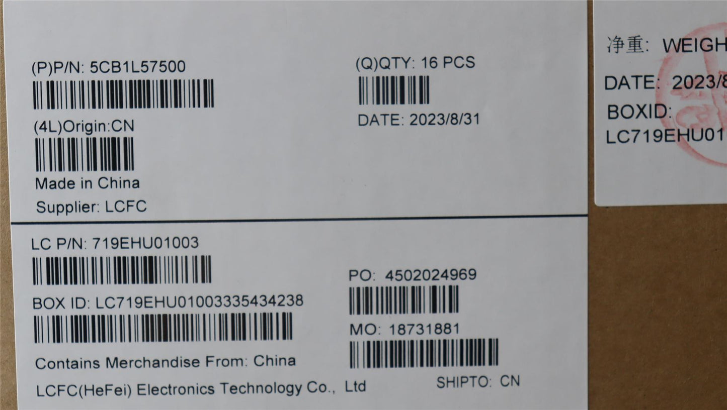 Lenovo FRU KT4D0_D_COVER_UMA_WW_ASSY_GR 5CB1L57500