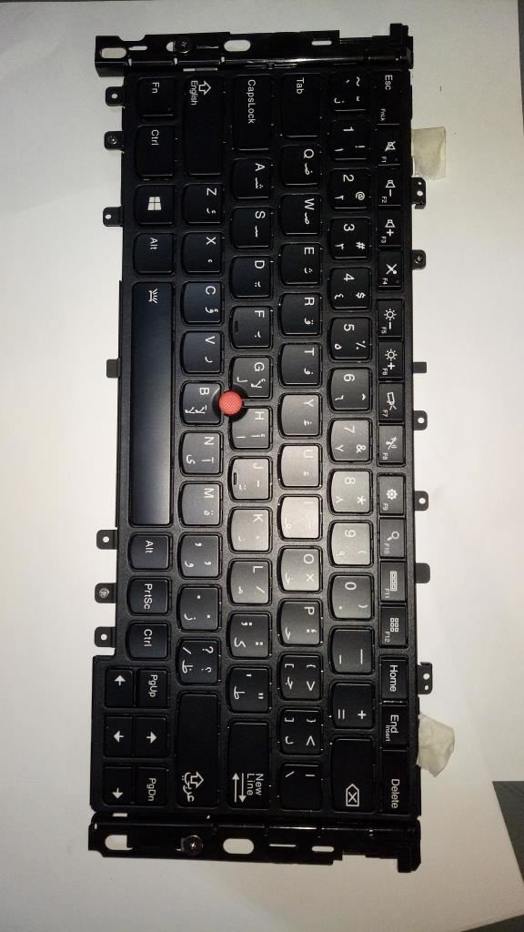 Genuine Lenovo ThinkPad Yoga 460 P40 Keyboard Arabic Black 04Y2625 04Y2921