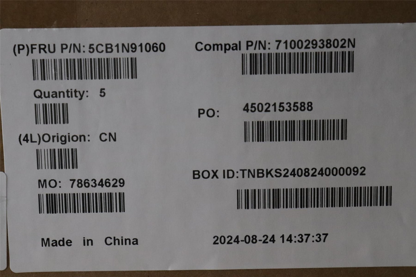 Lenovo UpperCase BEL C83FW FP AB BL AL 5CB1N91060