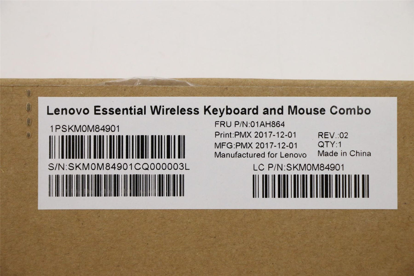 Lenovo ThinkStation P330 P330 2nd Gen Wireless Keyboard Mouse Black 01AH864