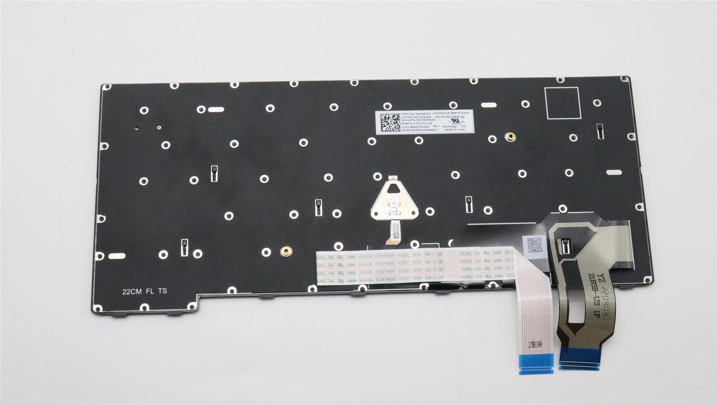 Lenovo ThinkPad P14s 4 P14s 3 L14 4 T14 4 Tastatur Russain Black 5N21D68290