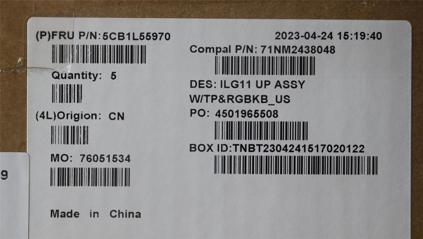 Lenovo LOQ 16IRH8 LOQ 16APH8 Palmrest Cover Touchpad Keyboard 5CB1L55970