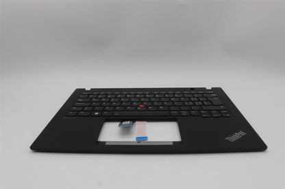 Lenovo ThinkPad T14s Gen 4 Keyboard Palmrest Top Cover Swiss Black 5M11L59401