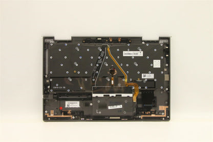 Lenovo Yoga X1 5th Keyboard Palmrest Top Cover French Grey Backlit 5M10Z37160